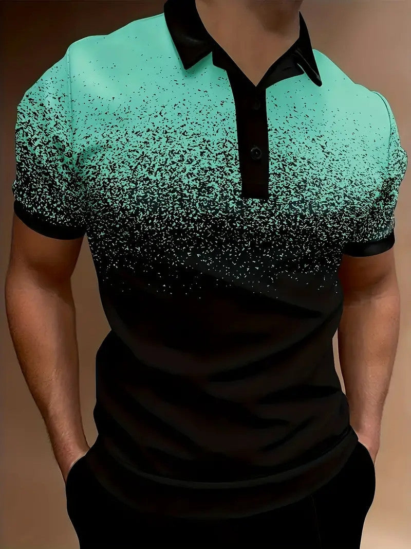 Men-Gradient-Print-Performance-Polo-shirt Lune London
