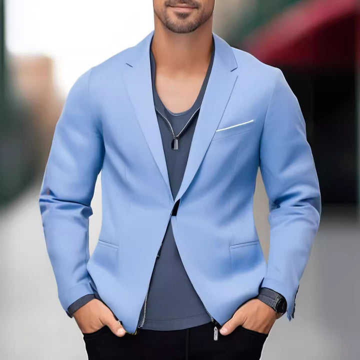Elegant and stylish blazer for men with contrasting lapels Lune London