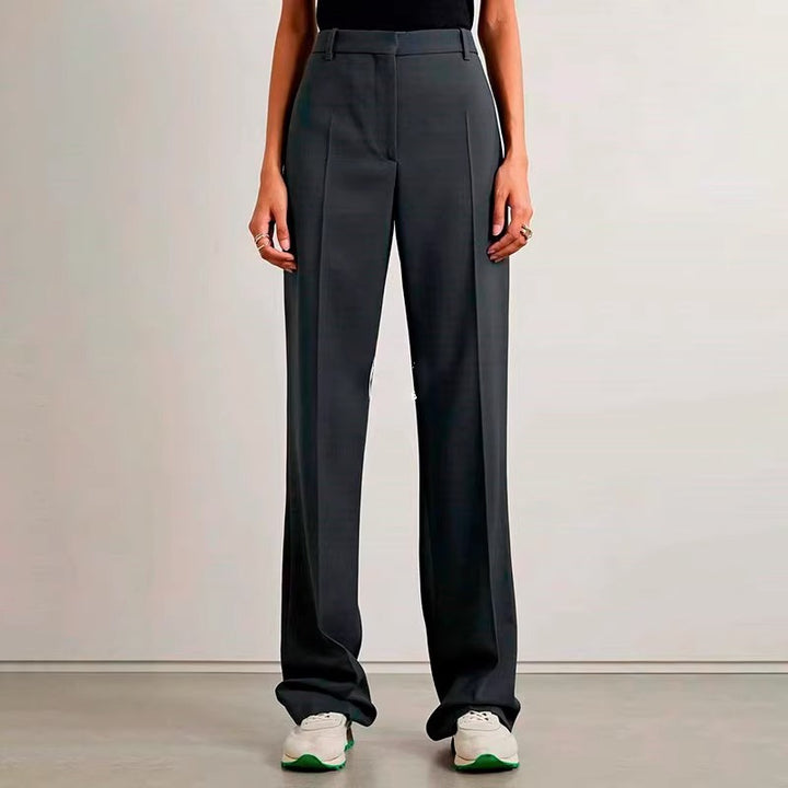 Femme Pantalons Élegants et Confortables Taille Haute avec Jambes Larges Chic & Stil