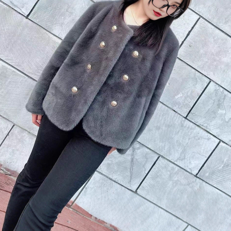 Veste douce élégante pour femmes avec boutons élégants Chic & Stil