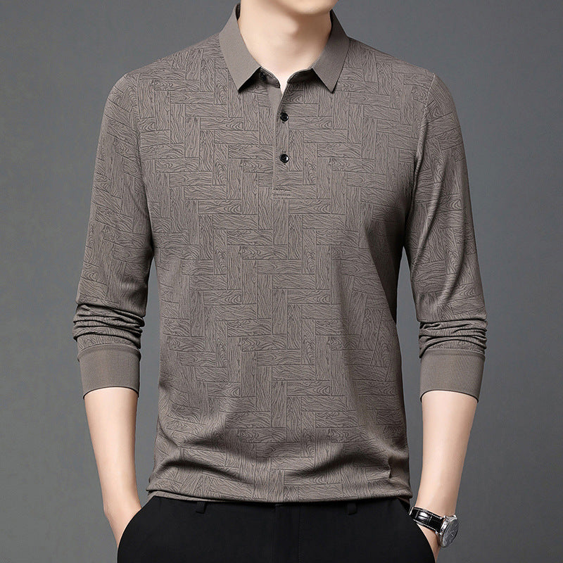 Stylish men's polo shirt with a refined structure design and an elegant button placket Lune London