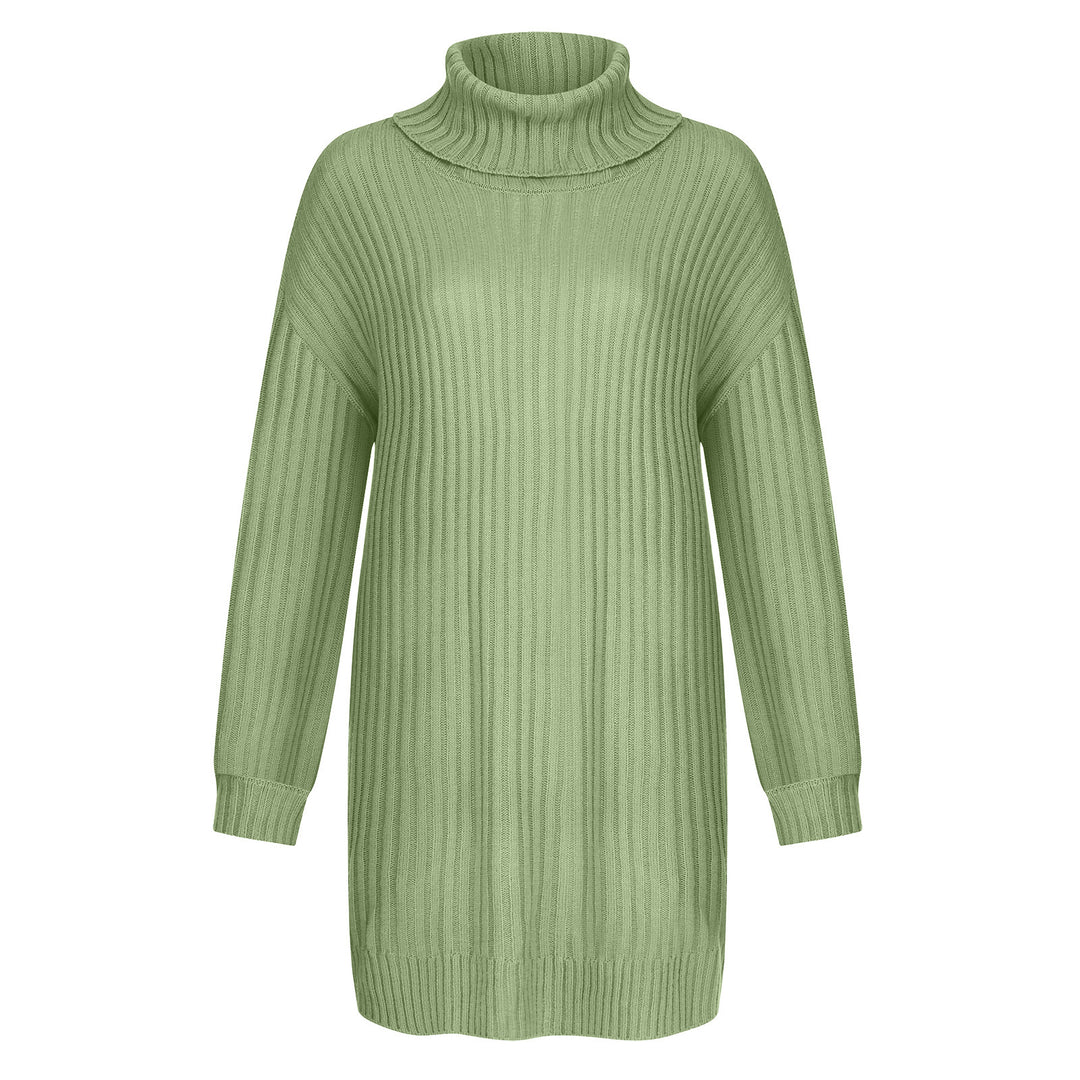Chunky knit turtleneck sweater for women, relaxed fit Lune London