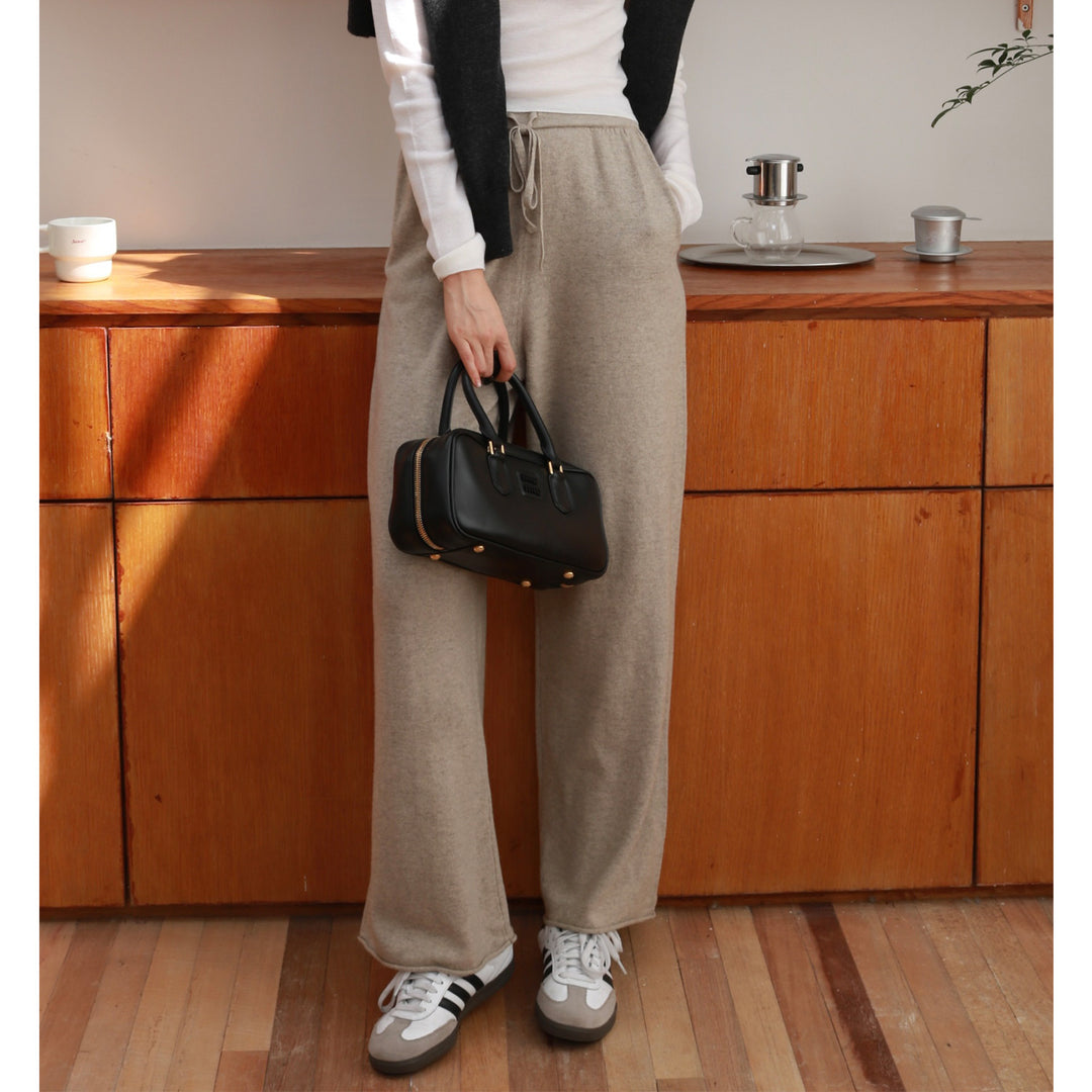 Ladies Elegant Knit Loungewear Set with Pants and Cardigan Lune London
