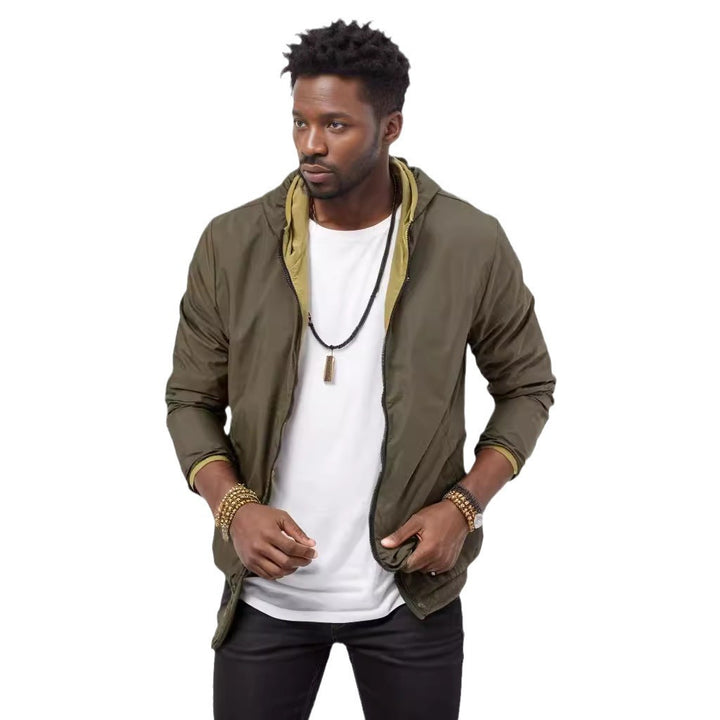 Lightweight transition jacket for men with practical pockets Lune London