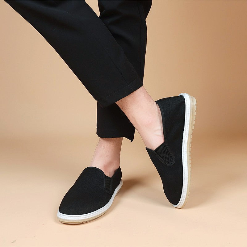 Comfortable slip-on leisure shoes for women with breathable inserts Lune London