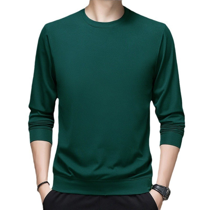 Round pullover for men in high-quality functional material Lune London