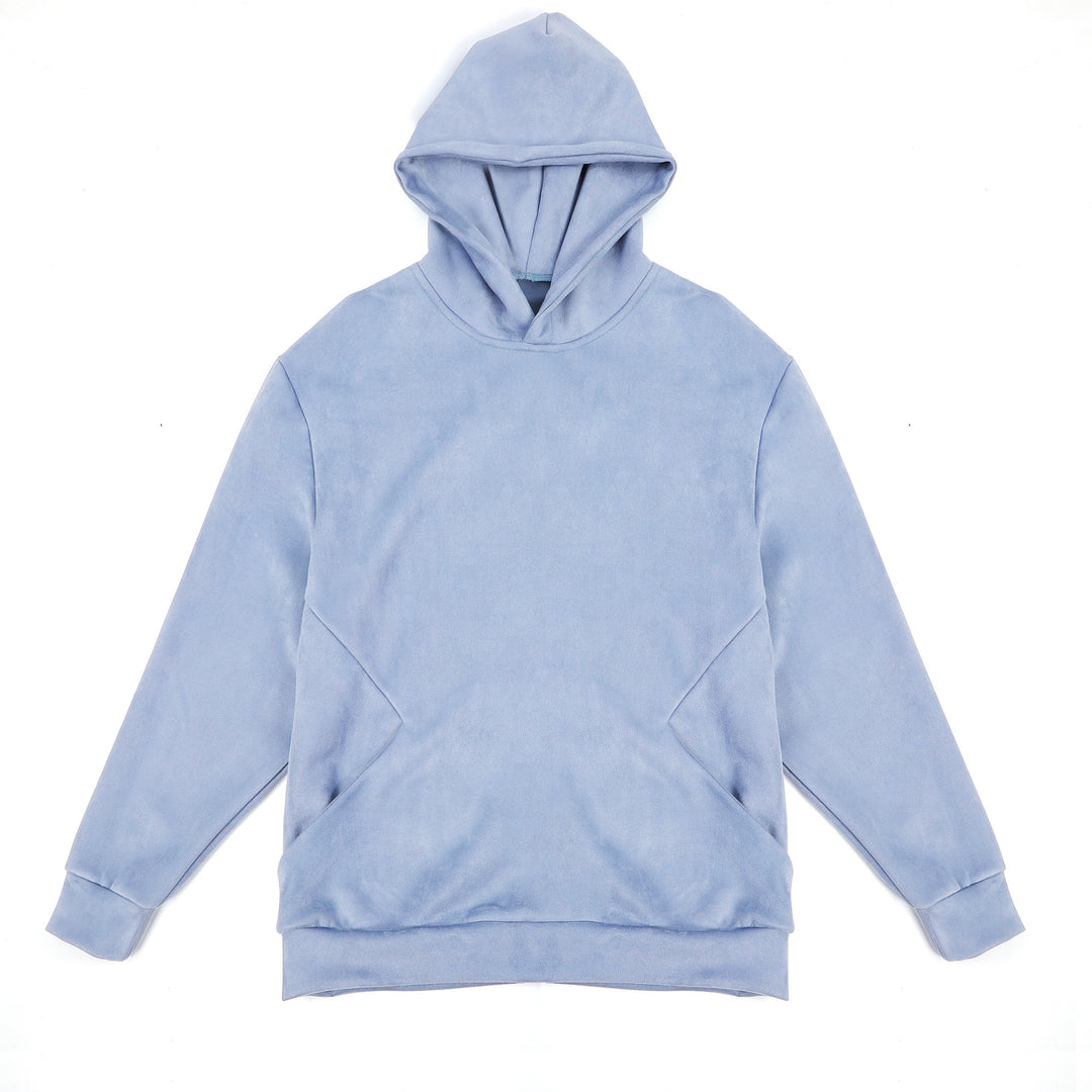 Men's hooded sweatshirt in soft fleece material with innovative details Lune London