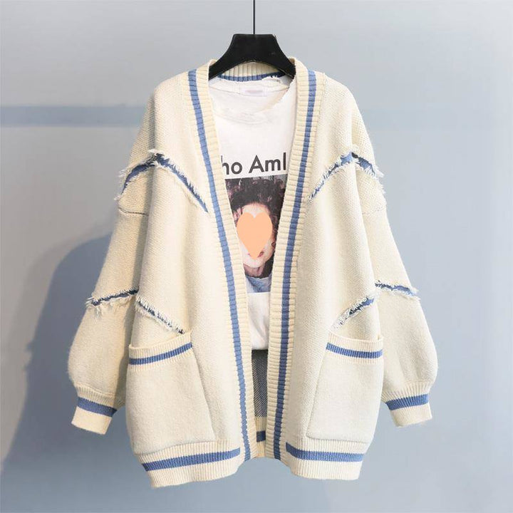 Ladies oversized knit cardigan Lune London
