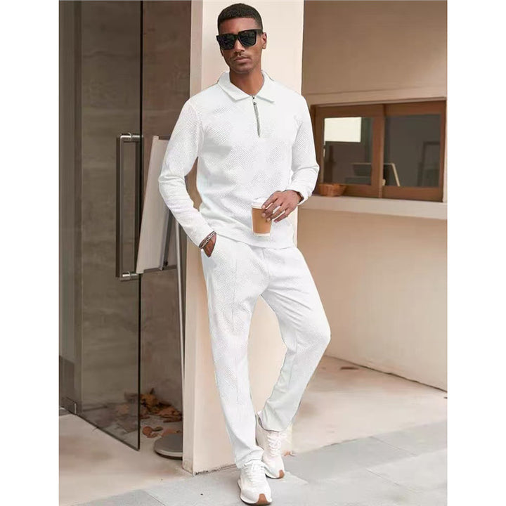 Casual sweat set for men with textured upper material Lune London