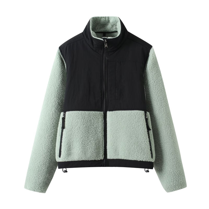 Veste en polaire pour femmes avec col haut Chic & Stil