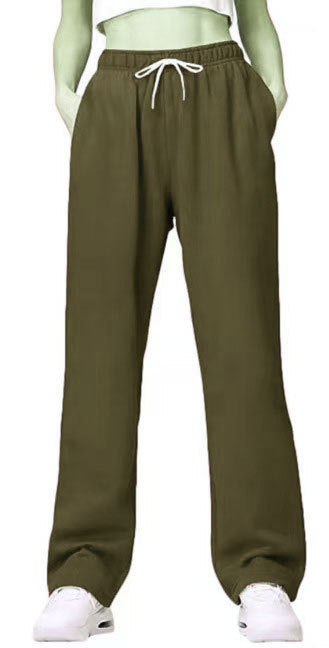 Casual women's jogger pants with elastic waistband and practical side pockets Lune London
