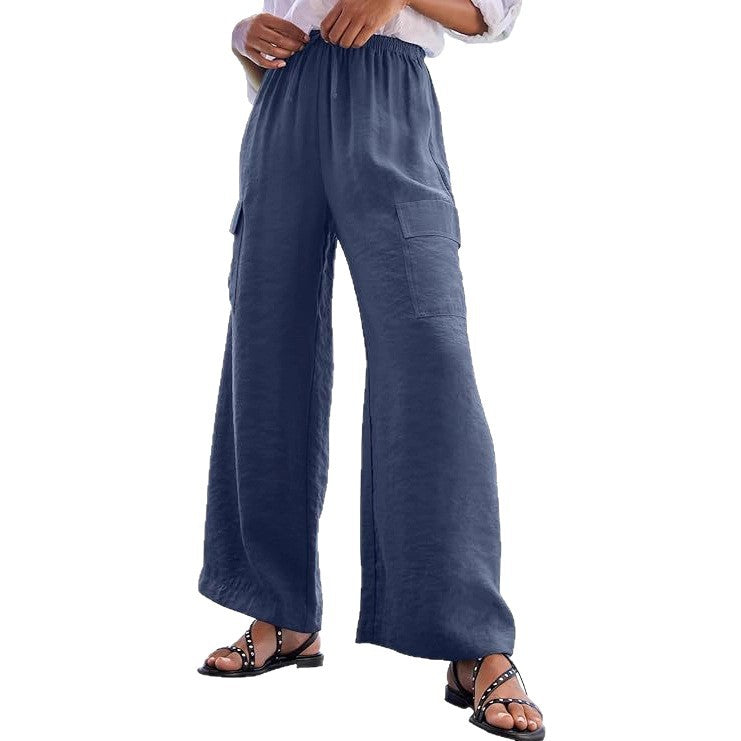 Women Lightweight Jersey Cargo Pants Lune London