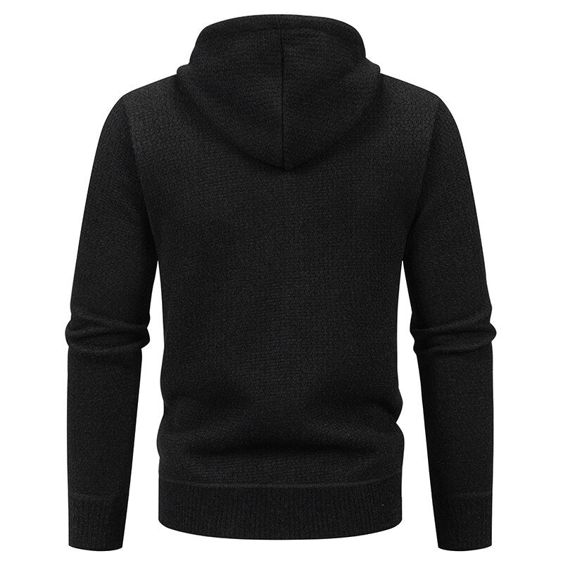 Sporty hoodie jacket for men with an innovative material blend Lune London