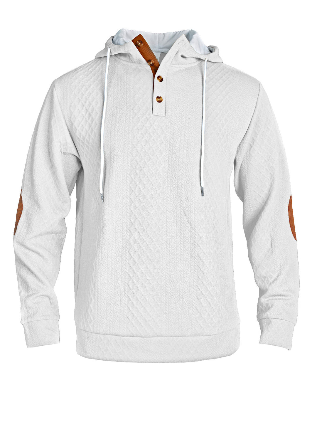 Casual hoodie for men with an innovative knitted structure and stylish accents Lune London
