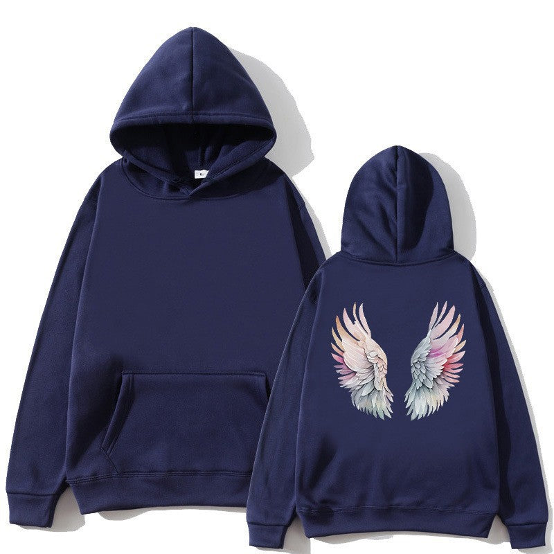 Women's hoodie with stylish angel wing design Chic & Stil