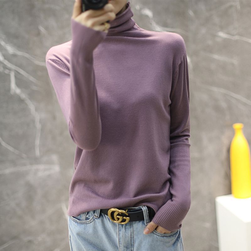 Pull col roulé de haute qualité pour femmes Chic & Stil