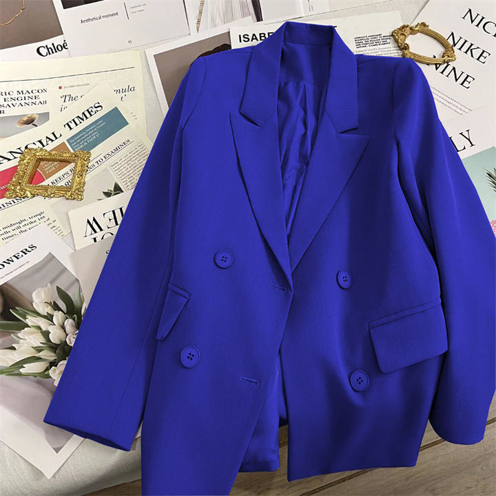 Veste blazer pour femmes à double boutonnage avec coupe élégante Chic & Stil