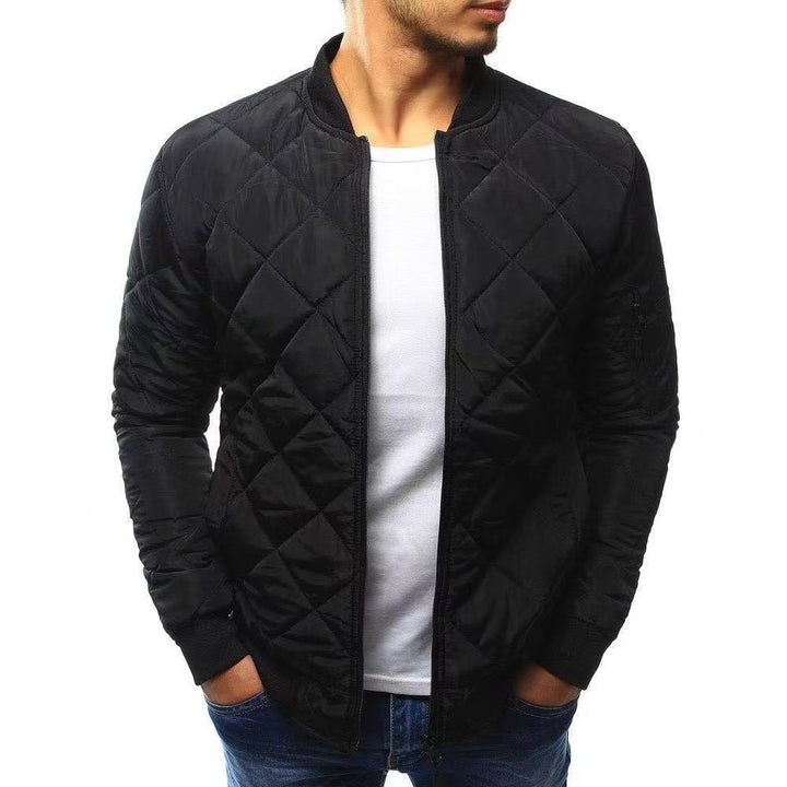 Quilted jacket for men with sporty cut and elastic cuffs Lune London