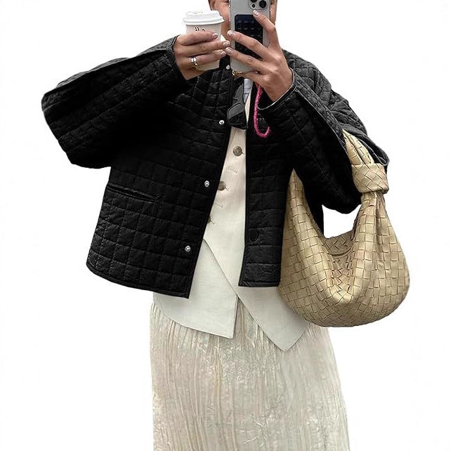 Ladies lightweight quilted jacket trendy Lune London
