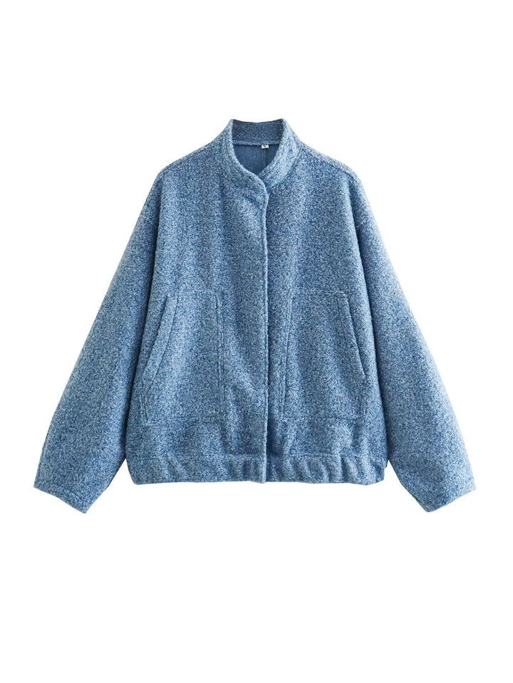 Transitional jacket for women with a modern fabric blend and practical pockets Lune London
