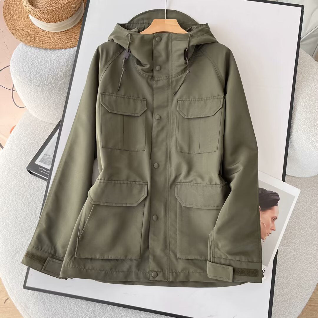 Veste d'extérieur fonctionnelle pour femmes avec plusieurs poches à rabat Chic & Stil
