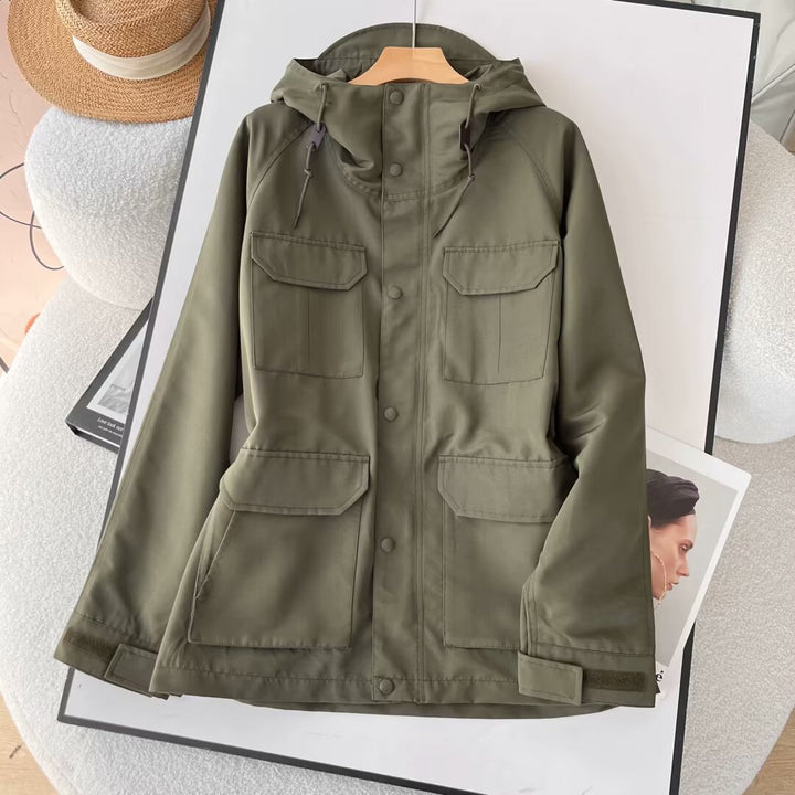 Veste d'extérieur fonctionnelle pour femmes avec plusieurs poches à rabat Chic & Stil