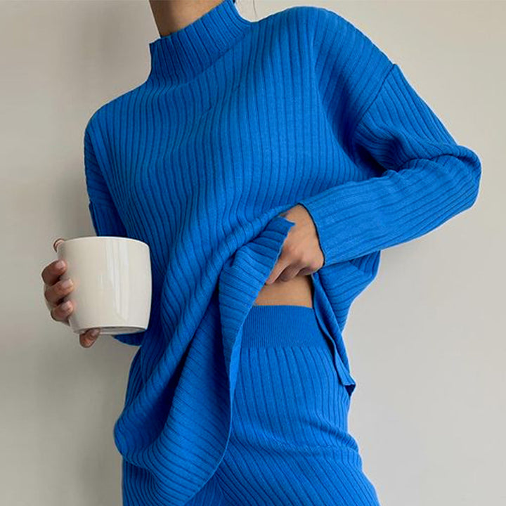 Pull surdimensionné texturé épais pour femmes Chic & Stil