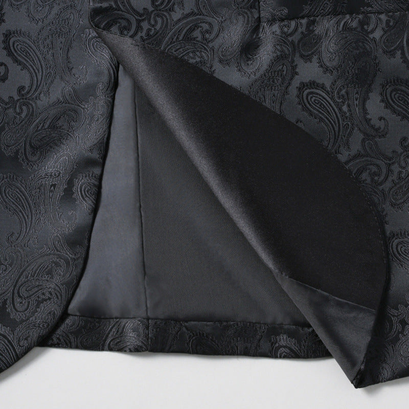 Elegant smoking blazer for men with paisley pattern Lune London