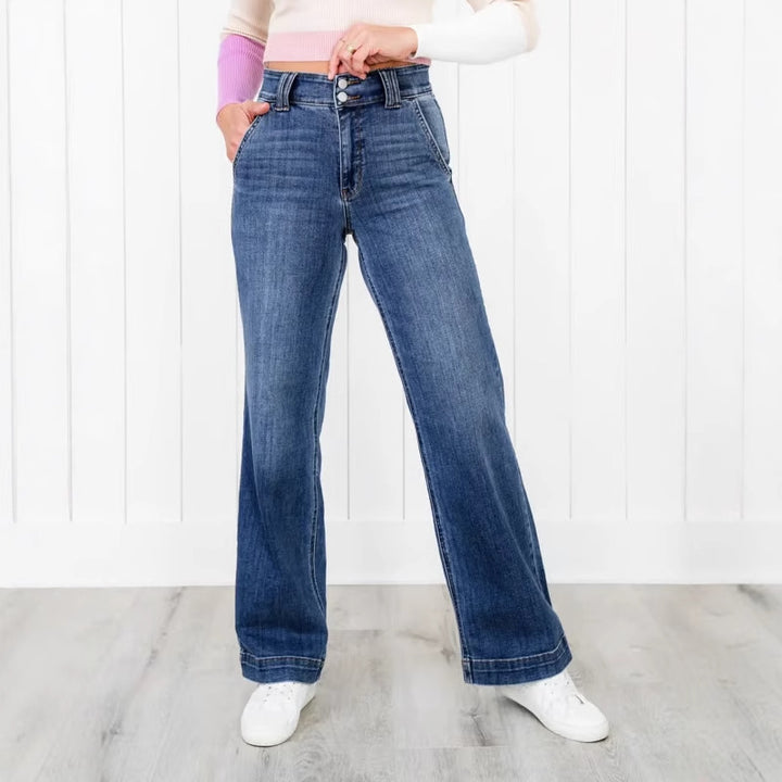 Women High-Waist Mom Jeans Lune London