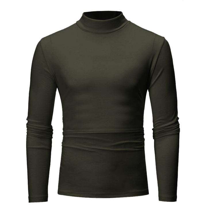 Long sleeve t-shirt for men with high collar and flattering cut Lune London
