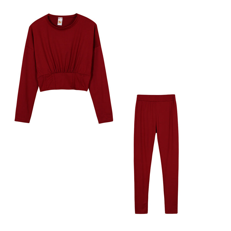 Women’s sports set with long sleeve top and leggings Lune London