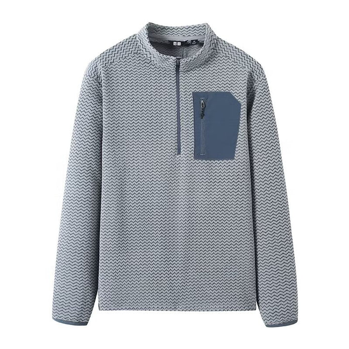 Pull fonctionnel femme avec col montant et fermeture éclair pratique Chic & Stil