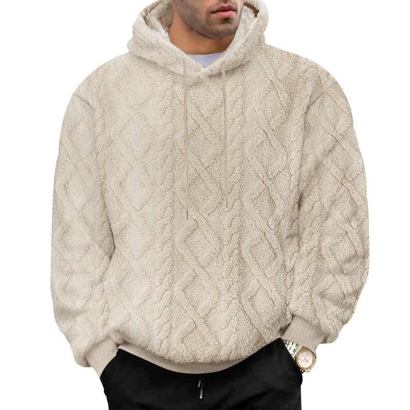 Men's Fleece Hoodie with Structured Design Lune London