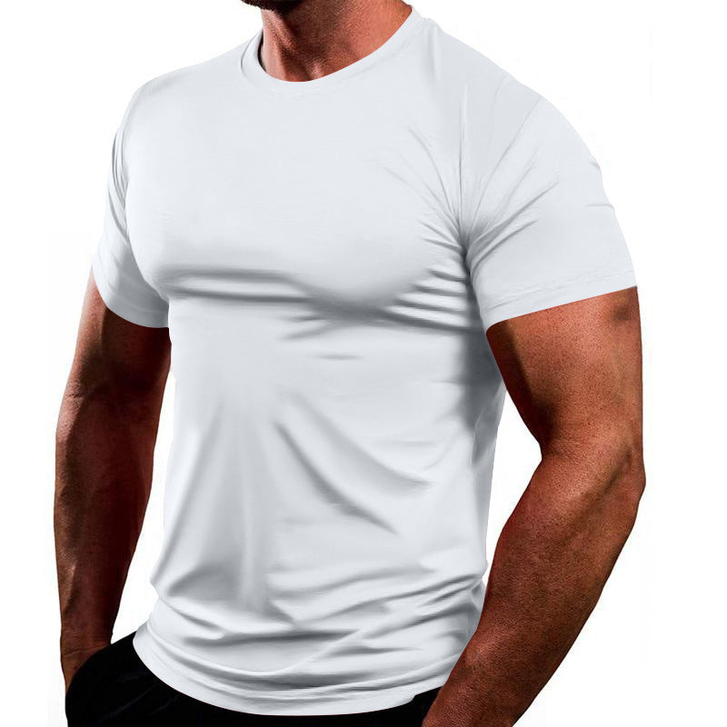 Breathable fitness t-shirt for men in lightweight fabric with a fitted cut Lune London