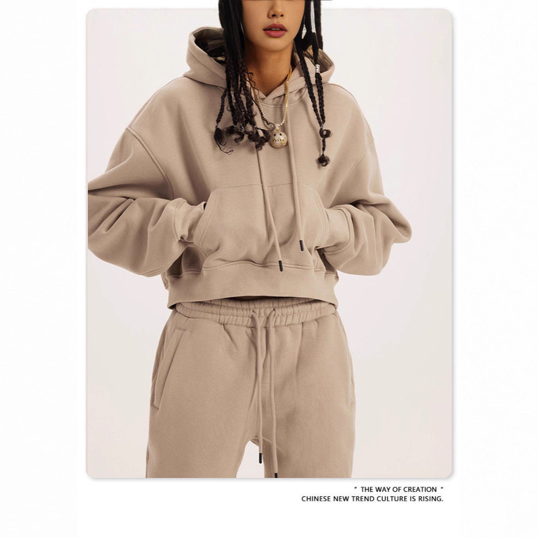 Lune London short hoodie set and jogger pants for women