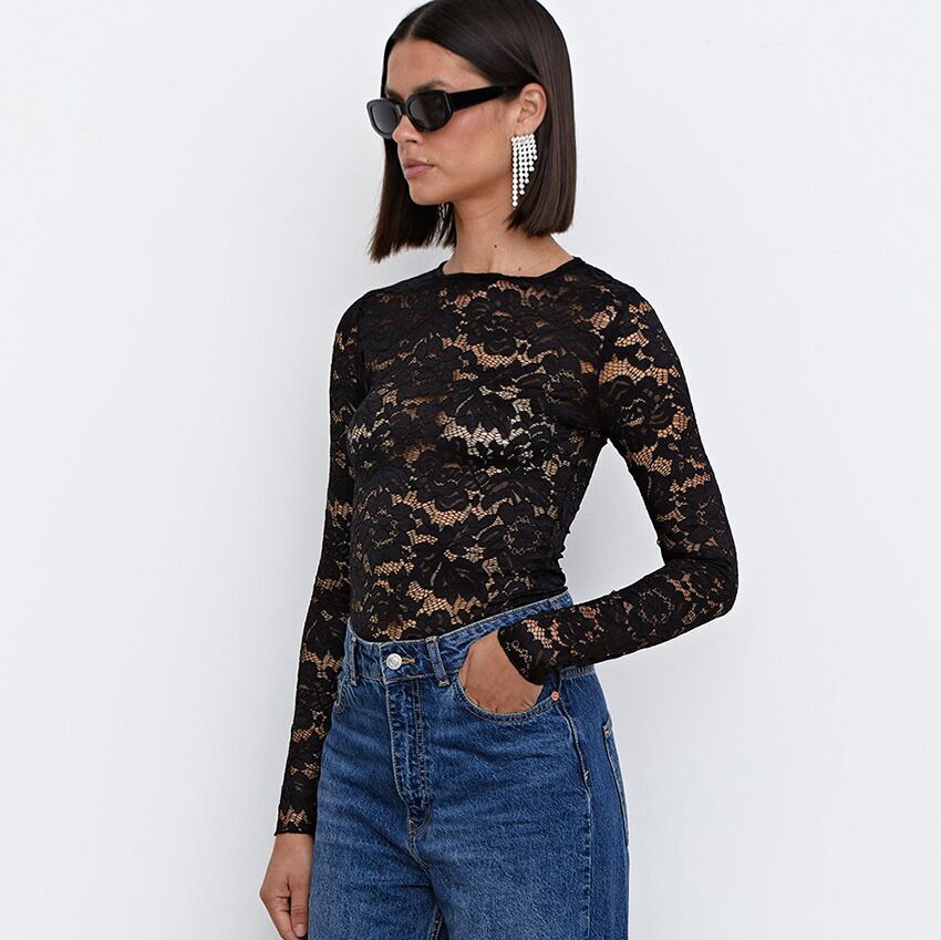 Women's top in delicate lace Lune London
