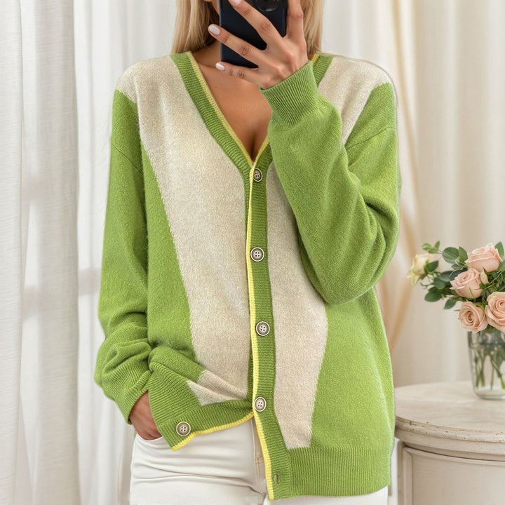 Ladies Light Vest with Trendy V-neck Lune London