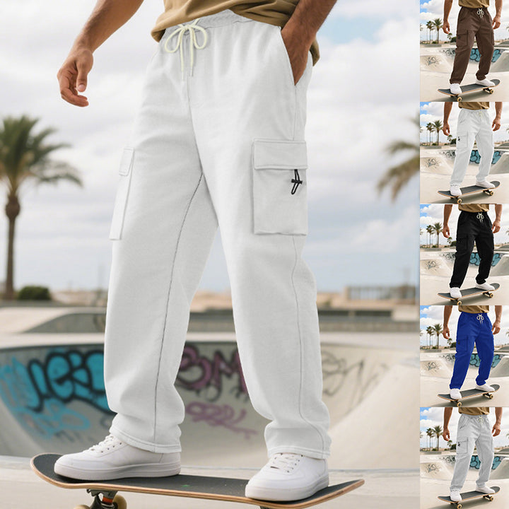 Comfortable cargo jogger pants for men with practical side pockets Lune London