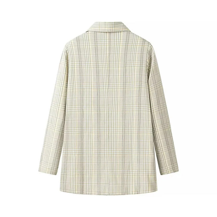 Ladies elegant checked blazer Lune London