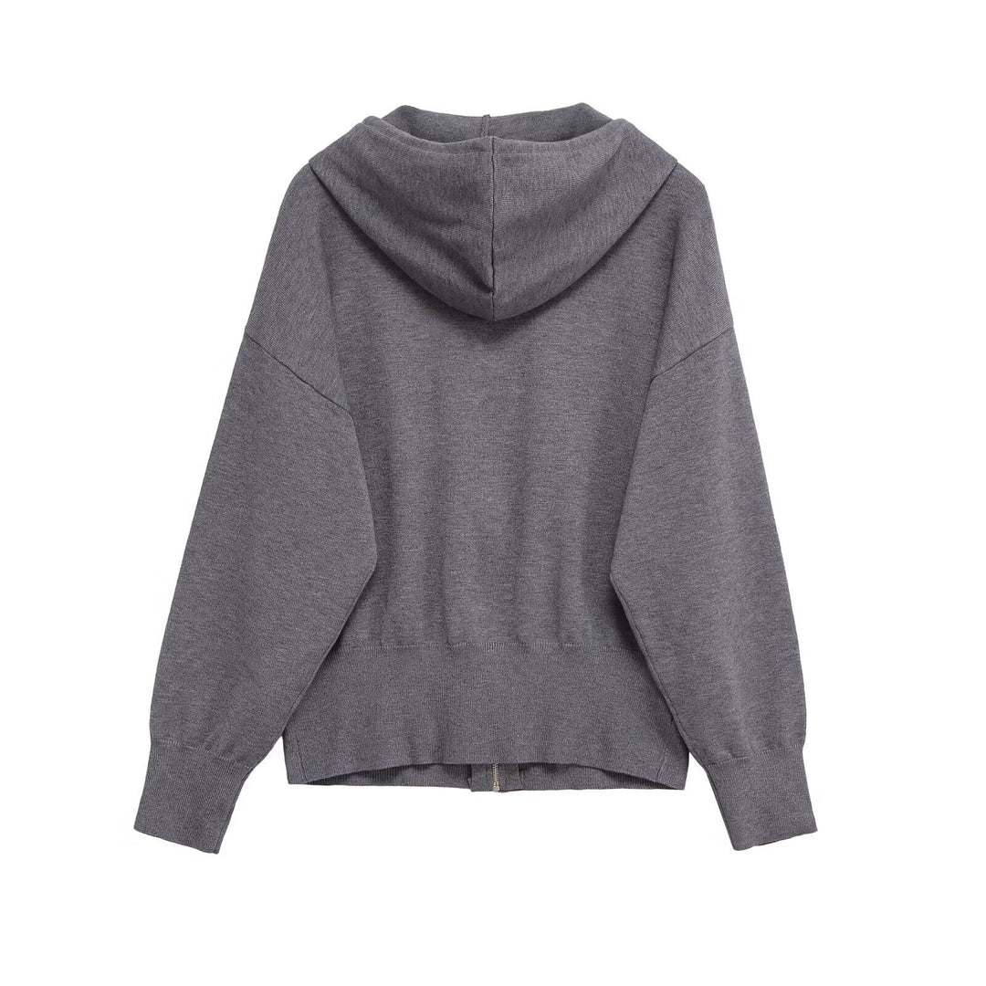 Casual hooded jacket for women with zipper and soft lining Lune London