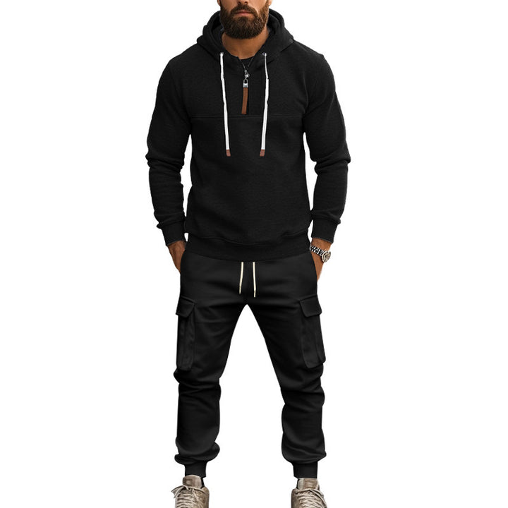 Men's Casual Hoodie and Cargo Pants Set Lune London