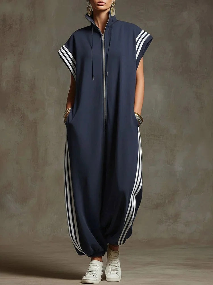 Women Stylish Jumpsuit with Modern Contrasts Lune London