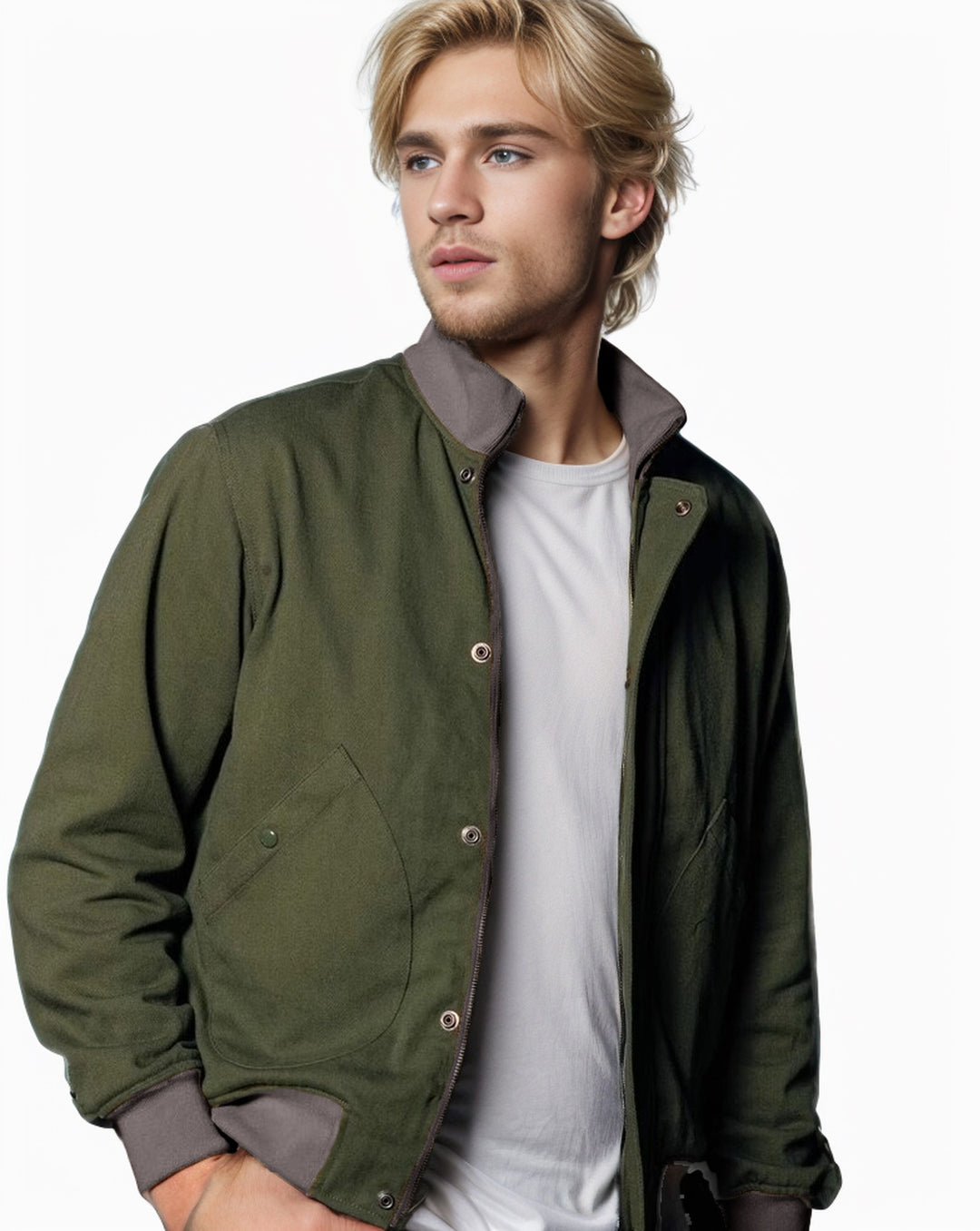 Elegant transition jacket for men with two pockets Lune London
