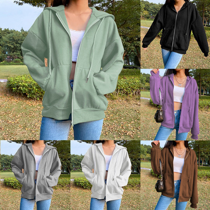 Women's oversized zip-up hoodie Lune London