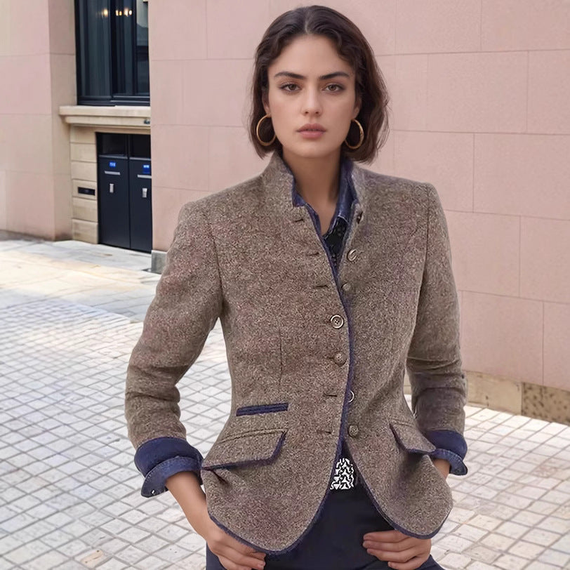 Women High-Quality and Elegant Blazer with Chic Button Details and Style