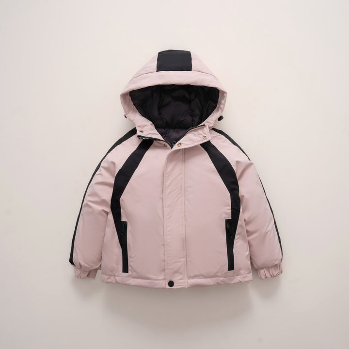 Functional fashion jacket for women with hood and thermoregulating lining Lune London