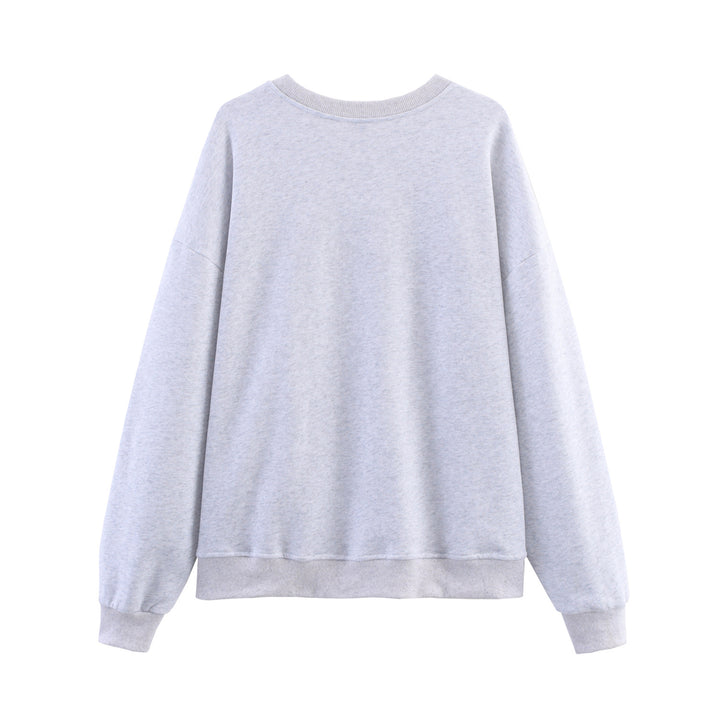 Ladies Oversized Sweatshirt with Colorful Logo Lune London