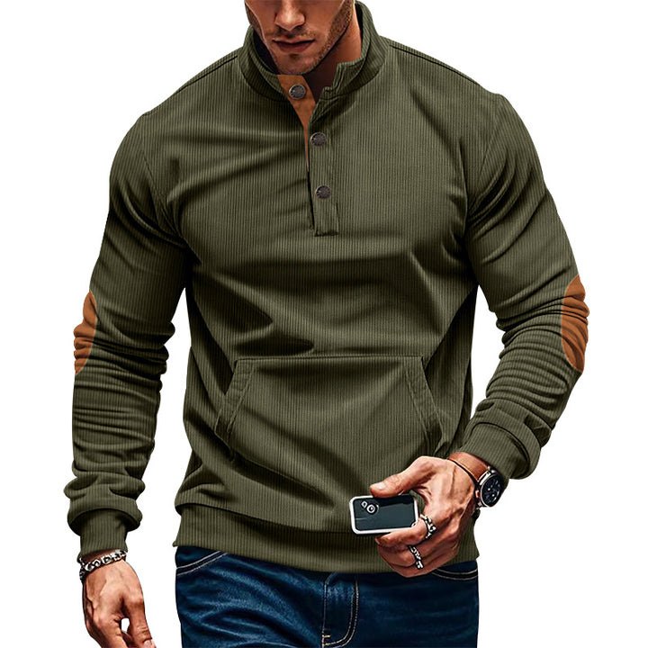 Long-sleeved t-shirt for men with a structured design and modern details Lune London