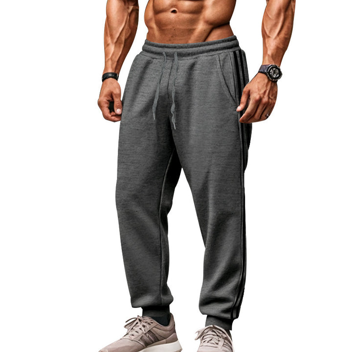 Sporty cargo jogger pants for men with breathable inserts and an elastic waistband Lune London