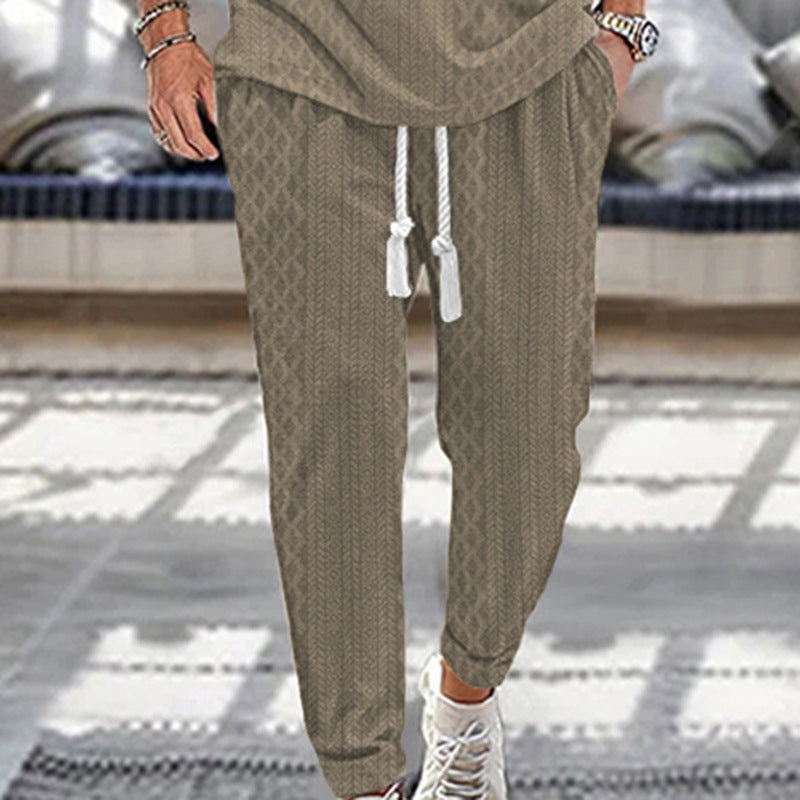 Men's sporty jogger pants with modern accents Lune London